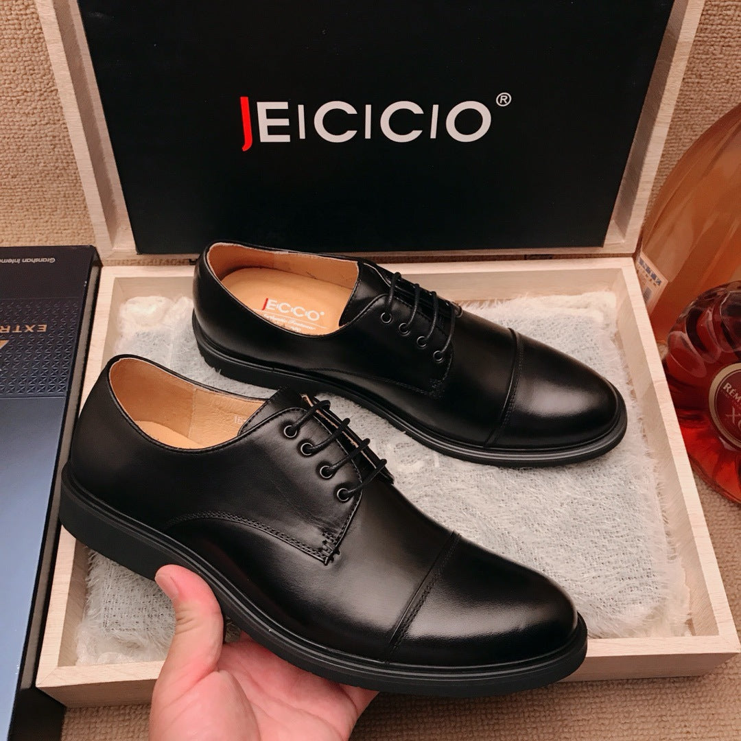 Real Men Leather Shoe Formal Shoe (British Business Dress Shoes)